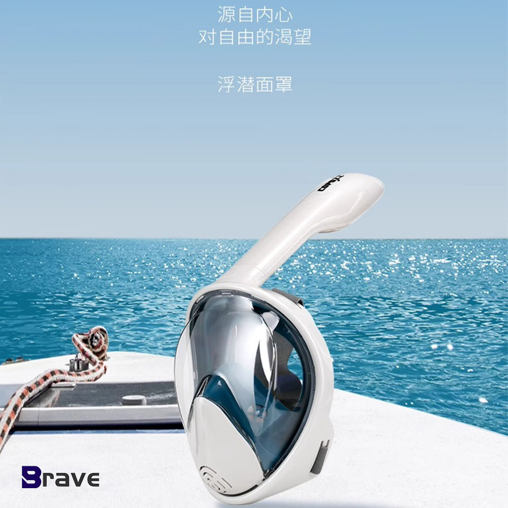 德国浮潜装备面罩三宝：全脸式呼吸干式面镜，大人小孩都爱的水下探险神器！-面镜-淘宝好物网