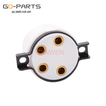 Teflon 4-pin tube holder beryllium copper 4-pin Telefunken RE404 tube tube