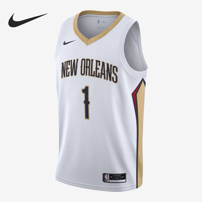 Nike/Nike Genuine In-Season New Orleans Pelicans Nba Sw Men's Jersey Cw3601-107