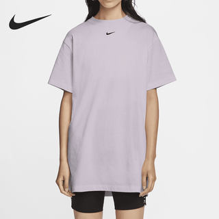 Nike original damen-sportkleid mit rundhalsausschnitt und kurzen Ärmeln, locker und atmungsaktiv, cj2243-511