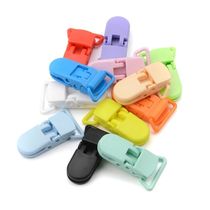 10pcs lot Baby Nipple Plastic Clasp 20mm Colorful Silicone B