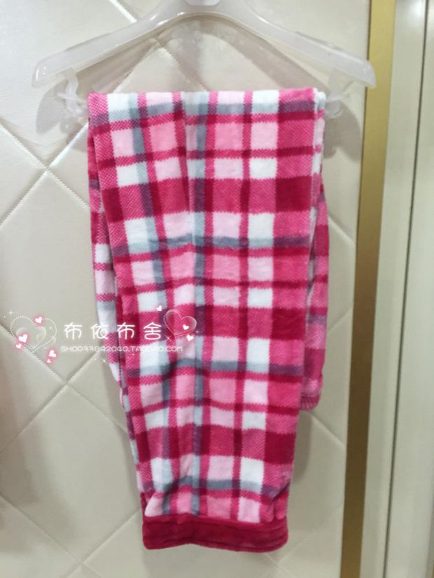 2016 quầy tiêu chuẩn Mỹ vài mẫu mùa thu và mùa đông san hô lông cừu phục vụ tại nhà bộ đồ ngủ -51645 83125 bộ đồ ngủ ngộ nghĩnh