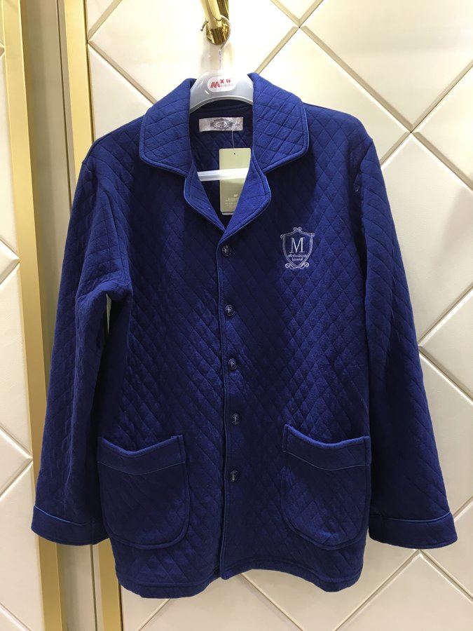 Bộ đồ ngủ tiêu chuẩn Mỹ mới mùa thu và mùa đông dệt kim mỏng bằng vải cotton nhà 51757 có 3x / 4XL shop đồ lót