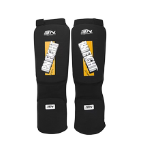 BN boxing knitted leggings for adults men and women Muay Thai Sanda fighting calf protection with instep sports training shin guards