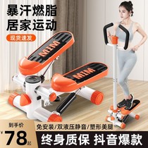 Stepper home fitness female weight loss artifact leg slimming machine in-situ mountain climbing treadmill silent small sports equipment