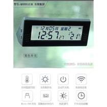 Front glass solar car clock driving timer car electronic clock wiring-free luminous thermometer