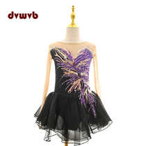 Figure skating professional performance clothing skating clothing figure skating special performance clothing Costen childrens adult skirt A178
