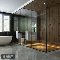 Smart electric control dimming glass atomization glass projection electrified glass transparent power cut frosted electrochromic glass