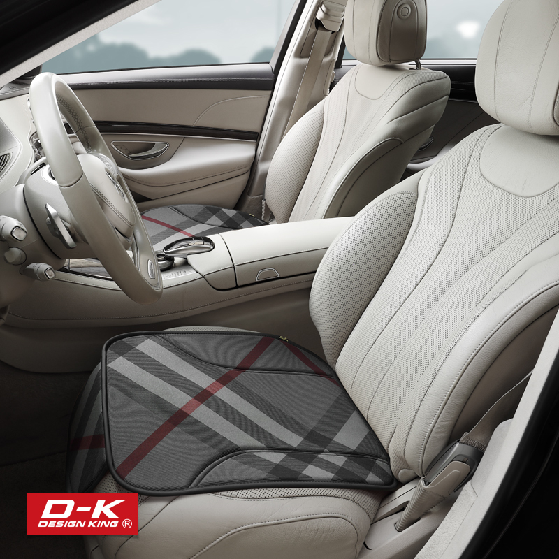 Dk High-End Pure Cotton Car Seat Cushion, Wear-Resistant, Luxury Car Insulation, Stylish Single Seat Cushion, No Straps, Machine Washable, Non-Slip, Summer