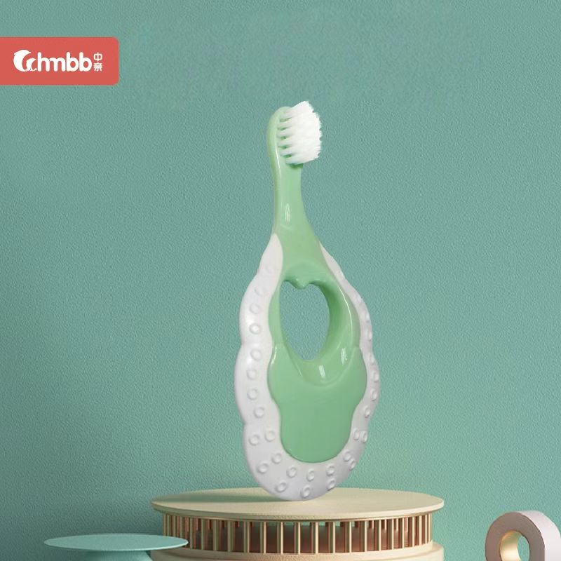 中亲婴儿乳牙刷训练护齿口腔清洁器全硅胶树苗牙胶套装任选