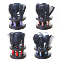 Five-piece mirror comb set air cushion massage roller comb hairdressing comb set hot seller