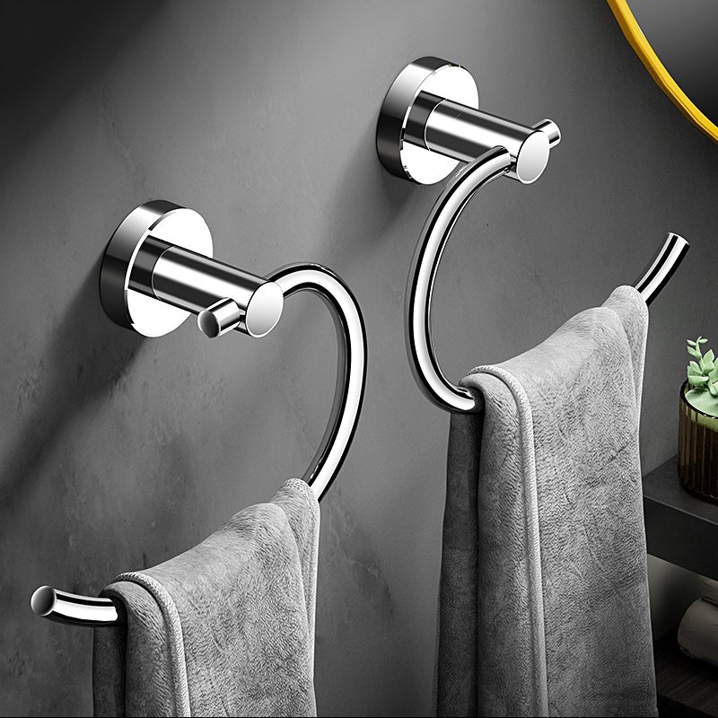 German Craftsmanship, No-Drill Stainless Steel Towel Ring, High-End Bathroom Towel Bar, Wall-Mounted Bathroom Towel Rack German Craftsmanship, No-Drill Stainless Steel Towel Ring, High-End Bathroom Towel Bar, Wall-Mounted Bathroom Towel Rack