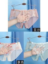 ຄູ່ underwear ຄູ່ຜົວເມຍແບບ passionate lace c-shaped ຫ້ອງສະຫມຸດ T-shaped ແມ່ຍິງພາຍໃນ crotch pants ຄູ່ sexy boxer ໃນຕອນກາງຄືນຮ້ອນ