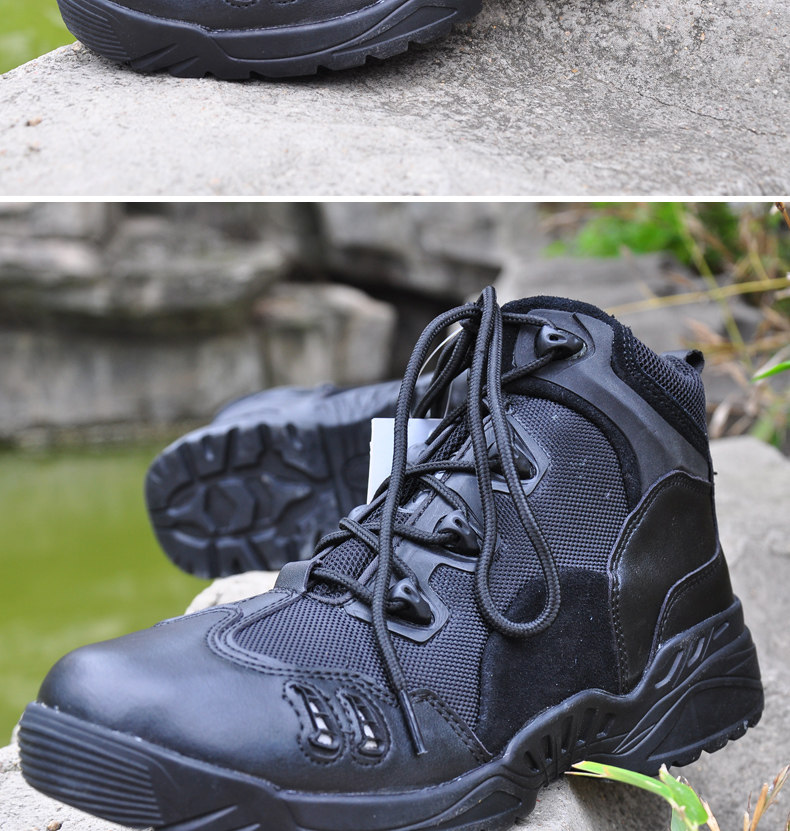 Bottes militaires en cuir - dérapage - Ref 1402467 Image 23