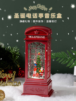 Christmas tree household small desktop ornaments decorative dolls Christmas Eve gifts New Year music box Habi Workshop