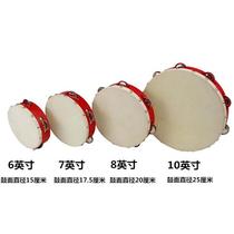 Tambourine Moon Wish Sheepskin Tambourine Kindergarten teacher beats the drum and uses dance to test Xinjiang dance snare drum primary school students