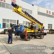 Six-wheel 6-leg foundation pile driver vehicle-mounted auger drilling foundation pile driver rural building foundation piling machine