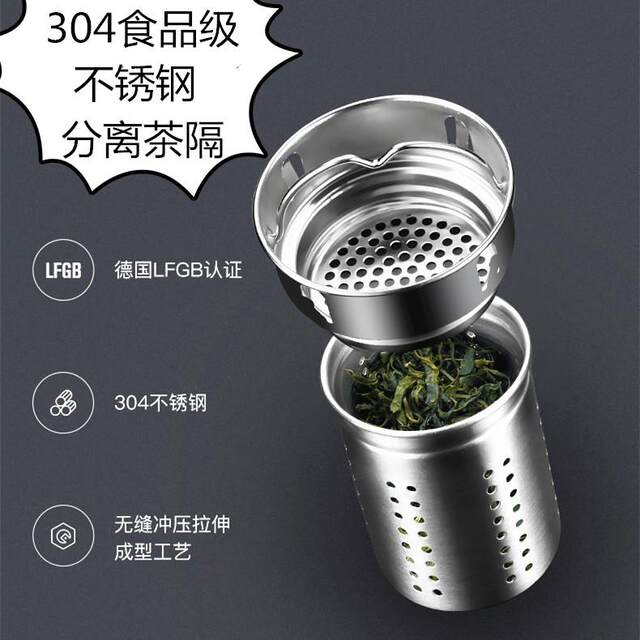 304 Stainless Steel Tea Strainer Tea Filter Tea Separator Accessories Glass Cup Thermos Cup Tea Water Separation Compartment Filter Water Cup Tea Net