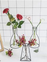 Nordic Flower Vases Iron Line Vase Plant Holder Flowerpot Pl