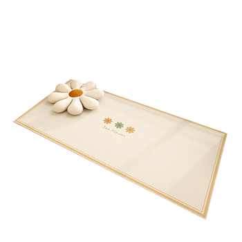 Super soft dove velvet fresh flower bay window mat window sill mat