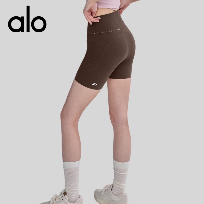 Aio High-Waisted Sports Shorts for Women, Elastic Tummy Control, Butt-Lifting Fitness Shorts, No Need to Wear Underwear, Cycling Yoga Shorts