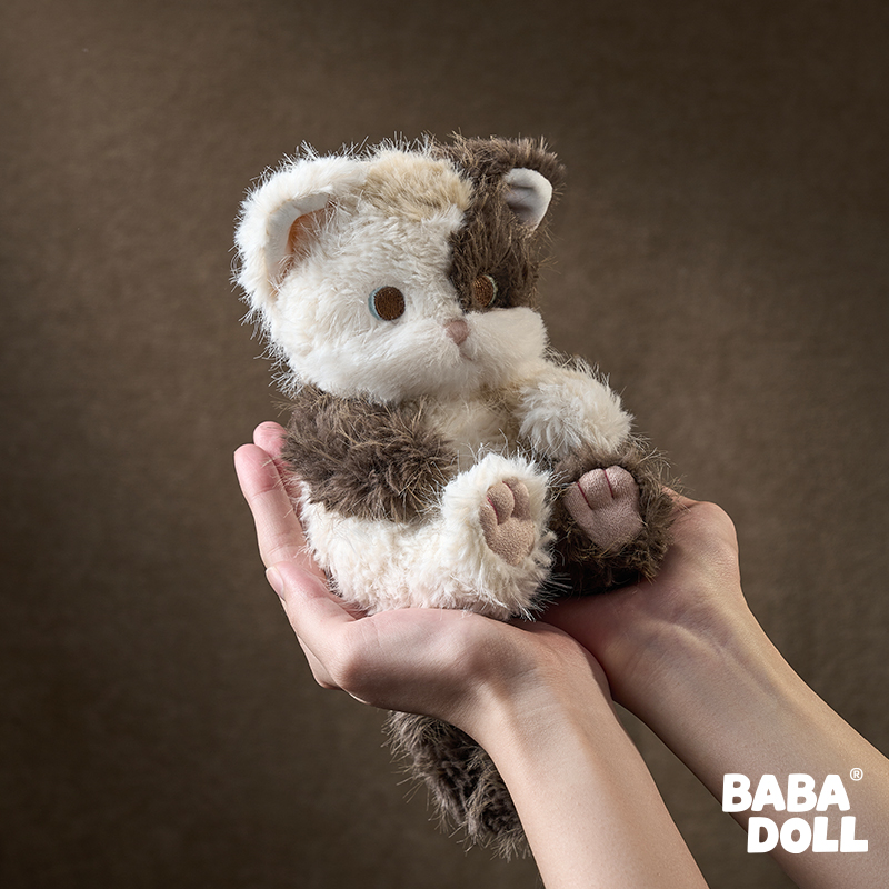 BABADOLL 猫のいない手のひら人形 ぬいぐるみ ビーンバッグ人形 猫人形 ギフト
