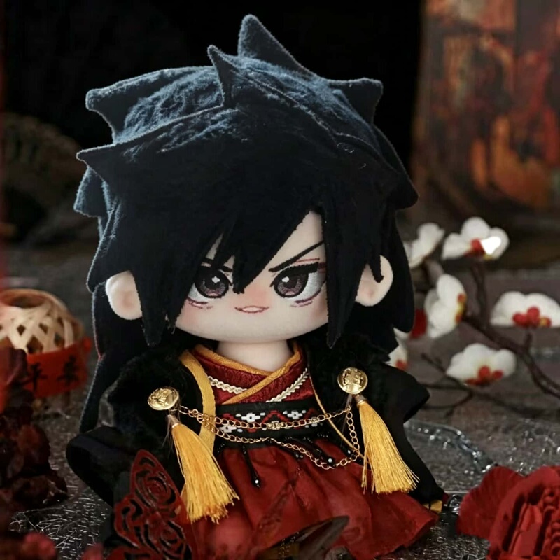 Naruto Uchiha Madara 20cm Cotton Doll Plush Toy Cute Doll with Clothes Set