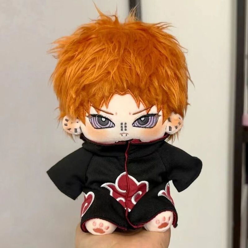 Naruto Tensai Pain Attribute 20cm Cotton Doll Anime Peripheral Plush Toy Doll Gift