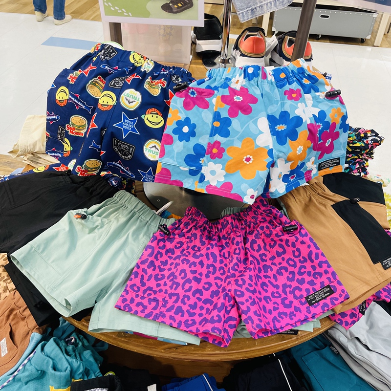 Breeze Nose Japanese Children's Clothing Purchasing Agent J322036 Colorful Pattern Quick-Drying Breathable Shorts 80-140cm