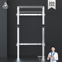 Great Seven artisan 304 stainless steel wall mounted by wall folding deep squatting sleeper lying push single lever body up to double bar professional