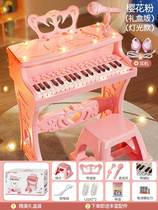 Childrens piano toy multifunction electronic violin with microphone beginue girl 2 baby 3 years 5 children 6 birthday present
