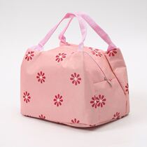 Thickened lunch box bag aluminum foil insulation bag canvas lunch bag with meals warm refrigerated work tote bag