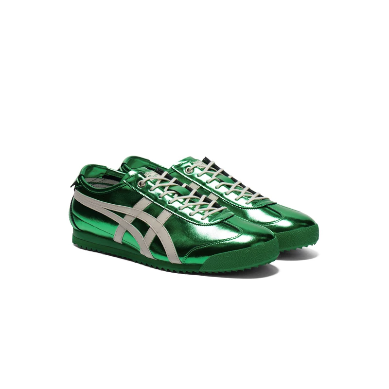[Классические] Onitsuka Tiger MEXICO 66 SD металлический цвет мужские и женские повседневные кроссовки