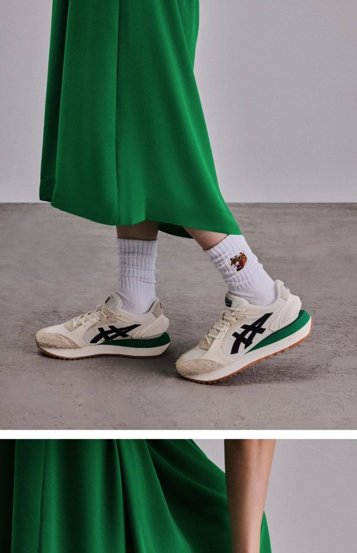 Папа обувь onitsuka tiger鬼塚虎moage co男女款时尚情侣休闲厚底老爹鞋