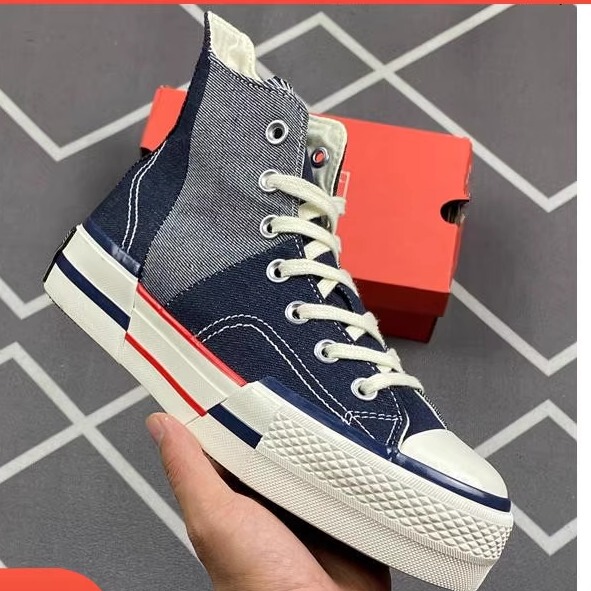 Chuck 70Plus Deconstructed Classic Thick-Soled High-Top Canvas Shoes for Men and Women A03960C A04370C