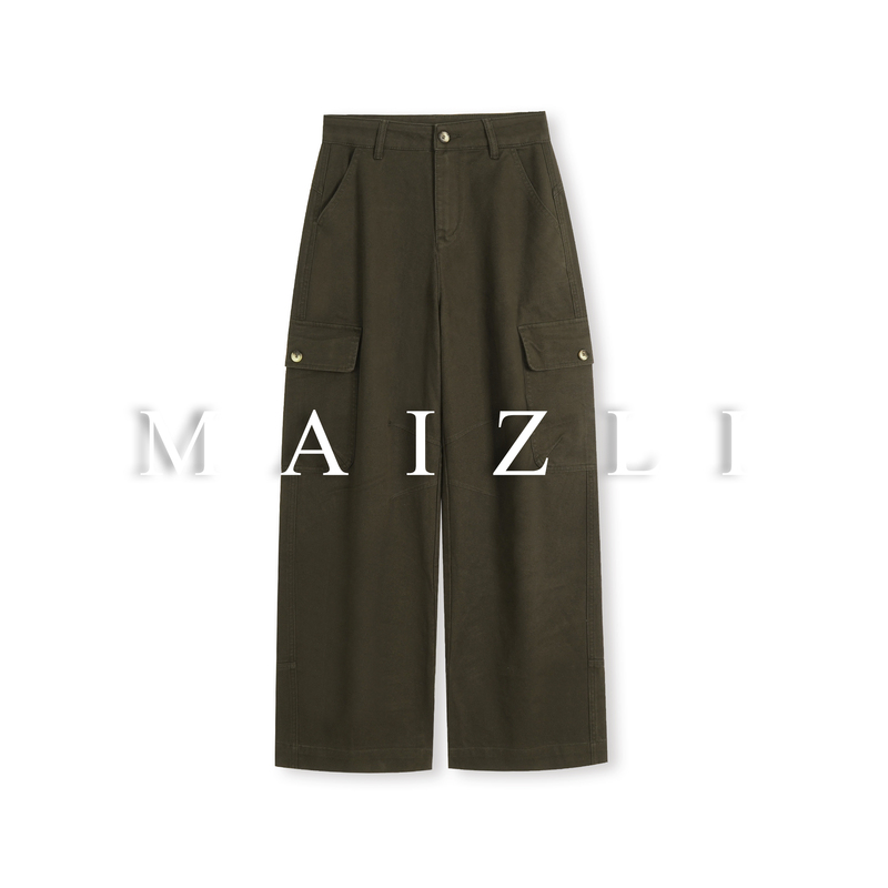 【Mt】 "Zhuai Zhuai Pants 2.0" High-Waisted Cut That Flatters the Leg Shape, Cotton Stretch Wide-Leg Trousers 【Mt】 "Zhuai Zhuai Pants 2.0" High-Waisted Cut That Flatters the Leg Shape, Cotton Stretch Wide-Leg Trousers