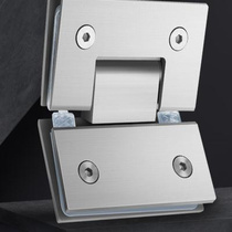 New pindong is 304 stainless steel solid glass door hinge bathroom clip shower room glass hinge without frame boz 