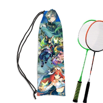 Genshin Impact badminton racket bag Genshin Impact anime badminton racket bag personalized feather Genshin Impact joint bag shoulder