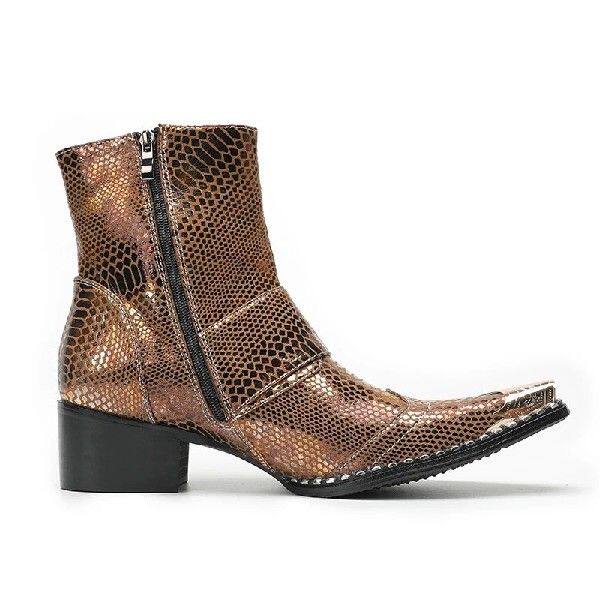Челси сапоги spring men high heels martin boots model stage show belt buc 0001