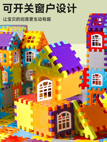 Домик, конструктор, головоломка, интеллектуальная игрушка для мальчиков, 6 лет, пазлы для детей, 12 лет, интеллектуальное развитие