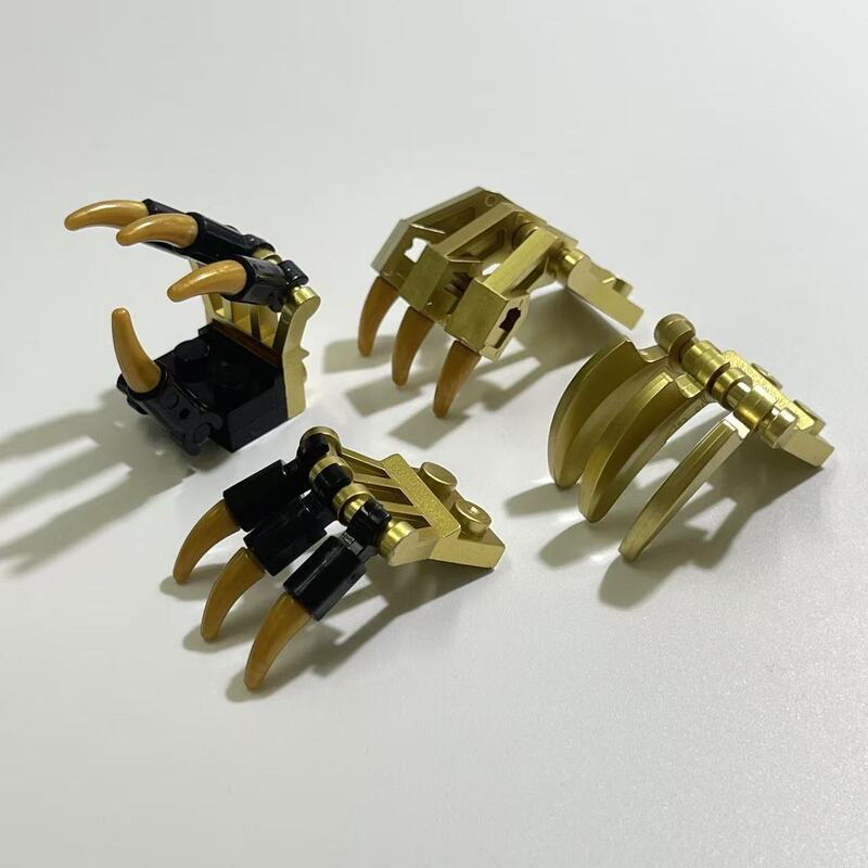 Domestic Small Particle Building Block Accessories Moc Movable Beast Assembly Legs, Animal Feet, Movable Joints, Sharp Claws
