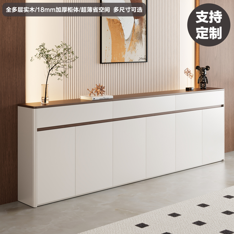Large Sideboard, Wall-Mounted Integrated Storage Cabinet for the Living Room, Ultra-Thin Sofa Back Cabinet, Suitable for the Living Room Large Sideboard, Wall-Mounted Integrated Storage Cabinet for the Living Room, Ultra-Thin Sofa Back Cabinet, Suitable for the Living Room
