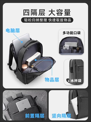 Ноутбук, противоударный рюкзак, портативная сумка через плечо, 13 дюймов, 14 дюймов, 15 дюймов, 16 дюймов, 17 дюймов, защита при падении, бизнес-версия