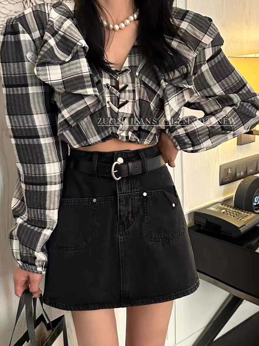 товар из китая spring and summer new a-line short skirt women fashion high OTHER
