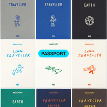 Zeroperzero корейский милый мультяшный бумажный держатель для паспорта набор документов детский защитный чехол для пары для путешествий