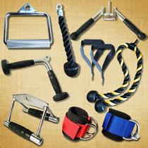 Fitness equipment accessories gantry training latissimus dorsi chest grip high pull-down bird seated rowing handle