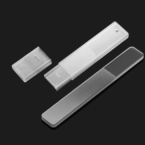 Nano Glass Nail File Clear Crystal Manicure Polishing Strip