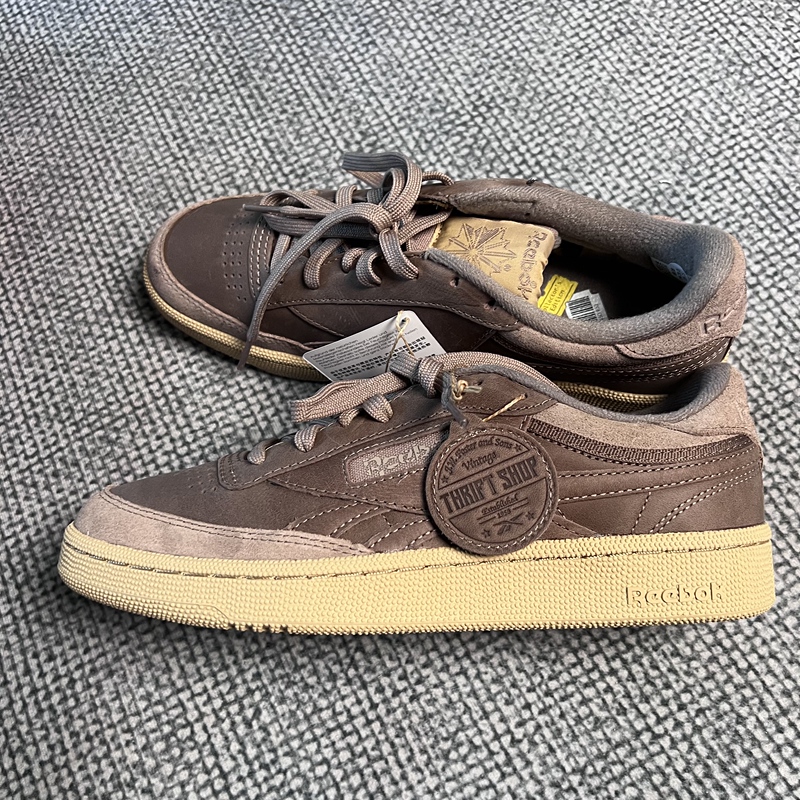 Authentic Reebok Men's and Women's Shoes Club C Revenge Maillard Retro Sneakers 100200780