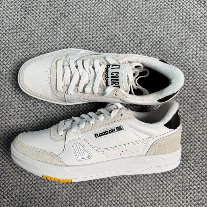 Authentic Reebok Men's and Women's Court Retro White Sneakers Sports Casual T-Toe German Training Shoes 100033445
