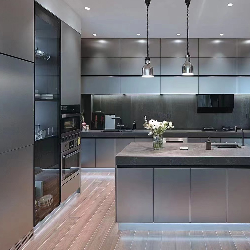 Cabinet door Custom Pet Skin Sensation Metal Kitchen Door Europine Plate Osb Wardrobe cupboard door panel Self-loaded Wine Cabinet High Light-Taobao